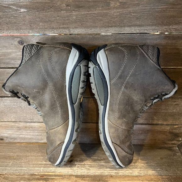 Womens Merrell Siren Traveller 3 Brown Leather Mid Hiking Shoes Boots Size 9 M‎ - Picture 4 of 6